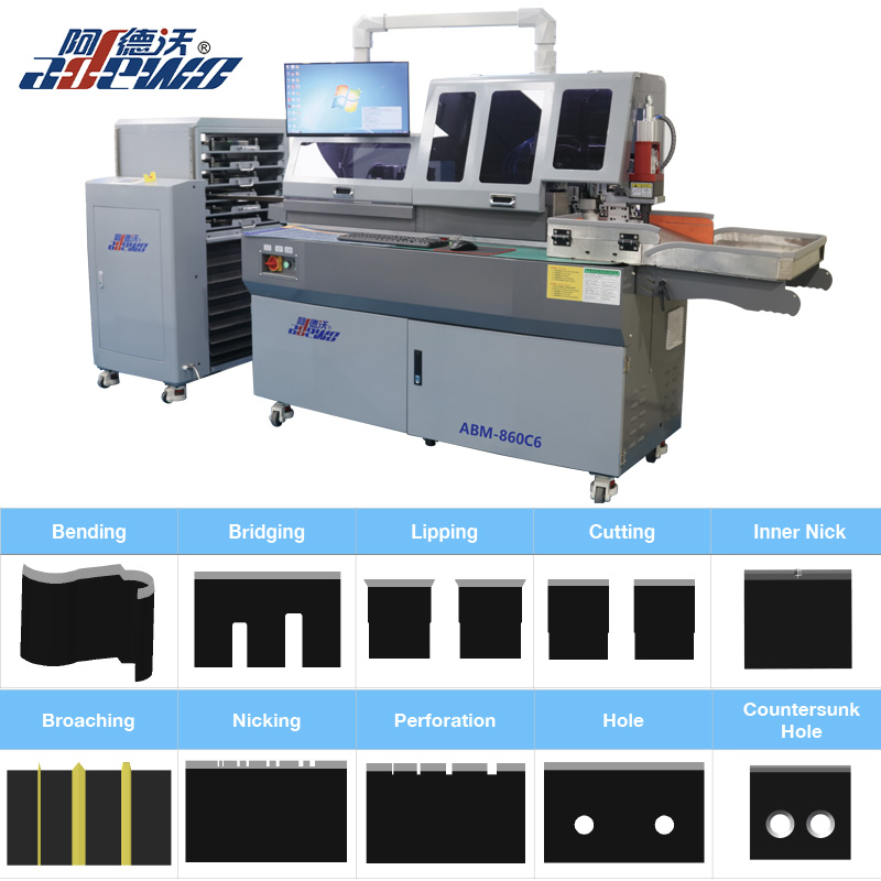 ABM-860C6 (verzonken gat, Broach, Nick)