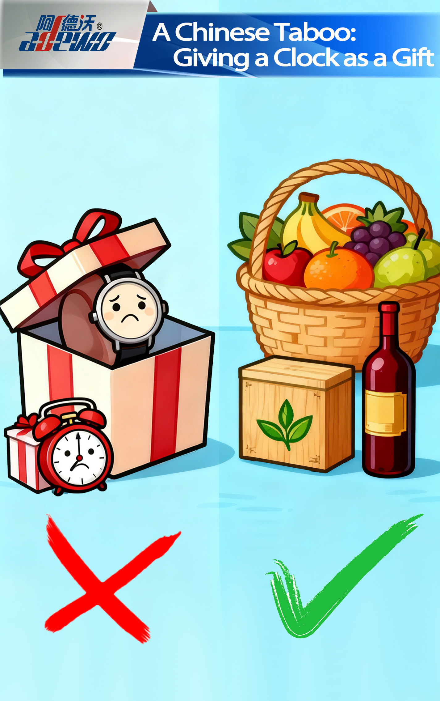 Een Chinees taboe: een klok cadeau geven