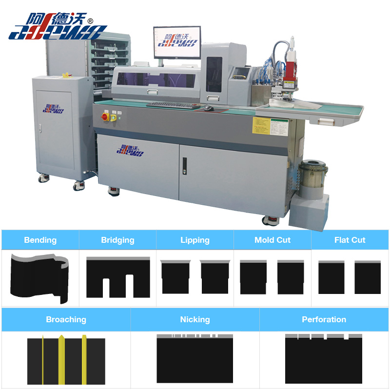 ABM-832C2 Multifunctionele Steel Rule Die Auto Bender Machine voor BOBST-gecertificeerde matrijzenmakers