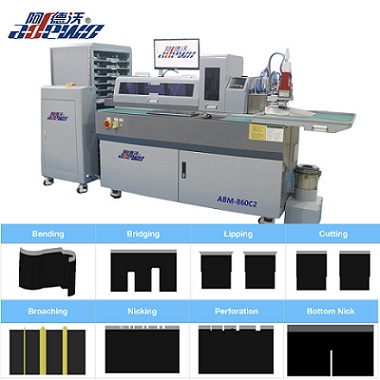 ABM-860C2 Automatische matrijsbordbuigmachine met hoge regels - Flexibel regelverwerkingssysteem