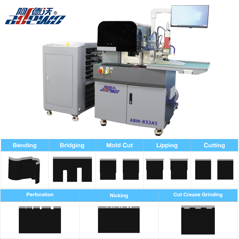 Cut Crease Die Auto Bender Machine voor karton